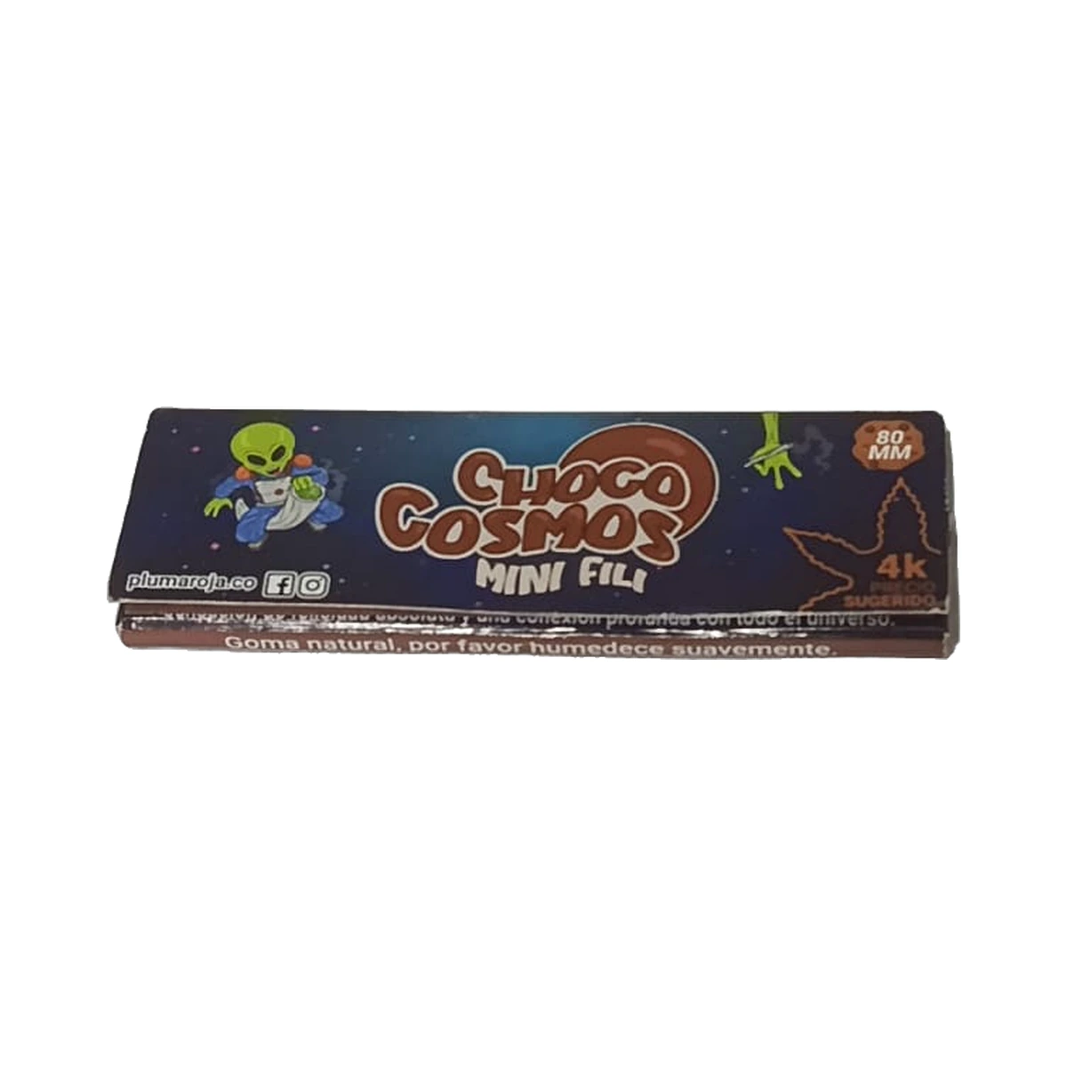 CUEROS PLUMA ROJA CHOCO COSMOS #7